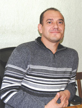 Александр Викторович Гайдамачук, председатель районного общества инвалидов