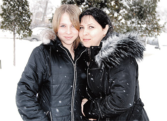 Елена Владимировна Ломакина с дочерью Еленой